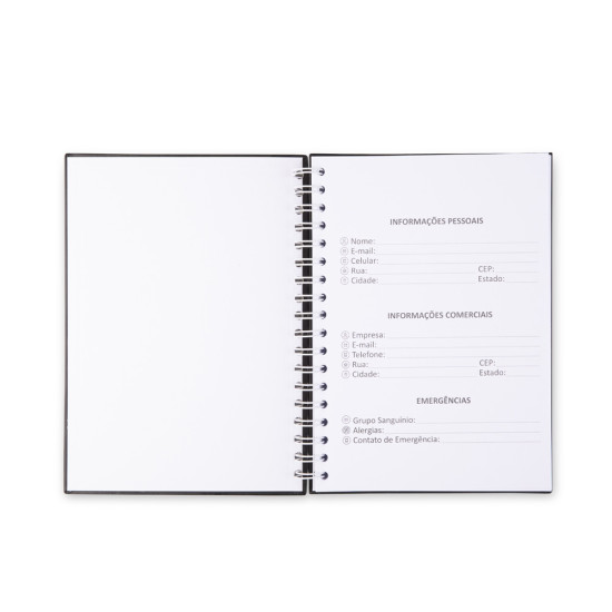 Caderno Capa Fosca Com Pauta Personalizado