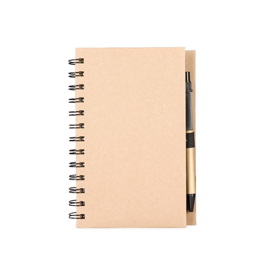 Caderno Ecológico Persoalizado com Autoadesivos e Caneta