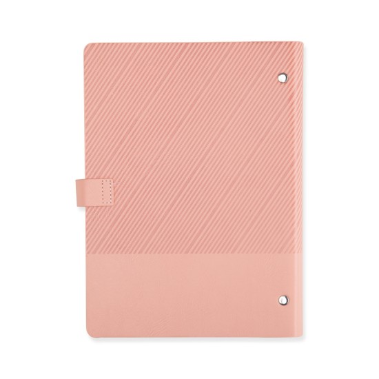 Caderno Fichário Couro Sintético Personalizado