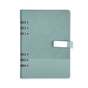 Caderno Fichário Couro Sintético Personalizado
