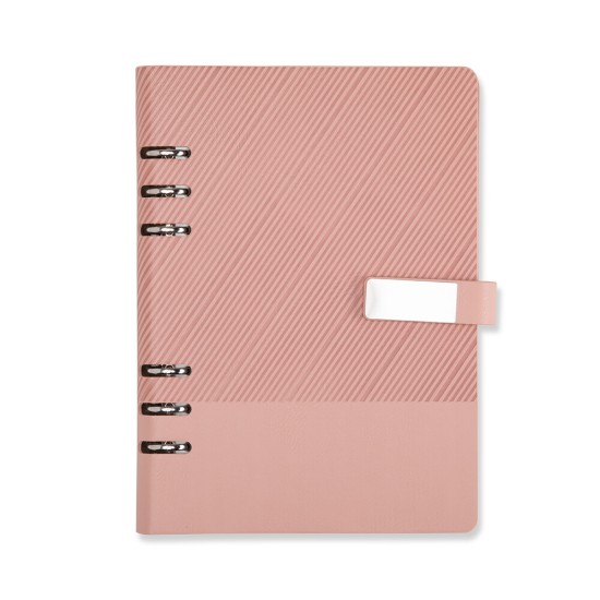 Caderno Fichário Couro Sintético Personalizado