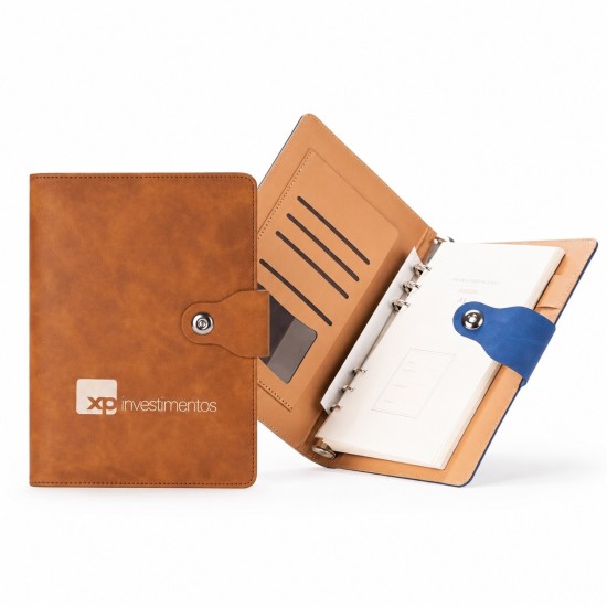 Caderno Fichário PU Personalizado