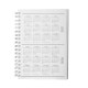 Caderno planner capa em PU Personalizado