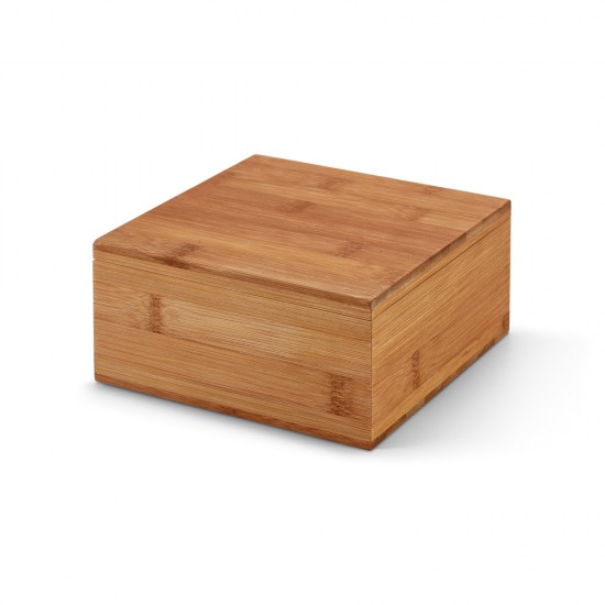 Caixa de chás em bambu Personalizada