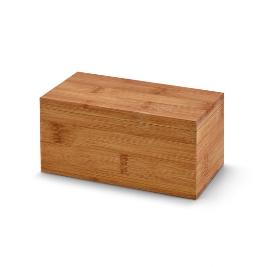 Caixa de chás em bambu Personalizada