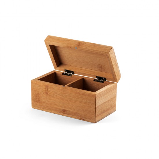 Caixa de chás em bambu Personalizada