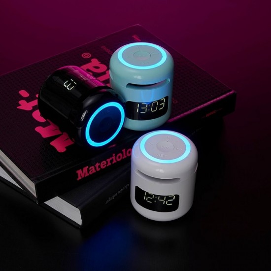 Caixa de Som Bluetooth com Relógio Personalizada
