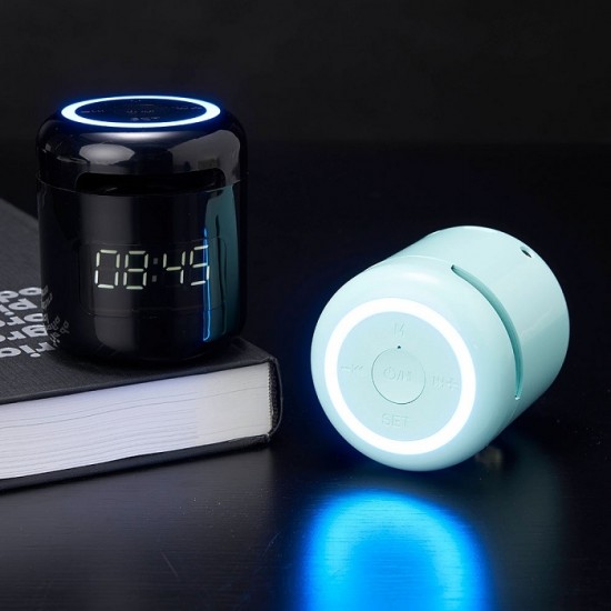 Caixa de Som Bluetooth com Relógio Personalizada