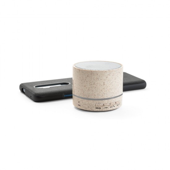Caixa de som Bluetooth em Fibra de Palha e Trigo Personalizada