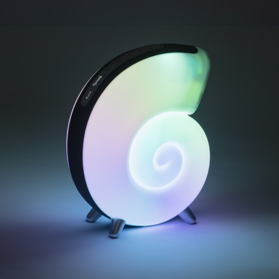 Caixa de Som com Luminária Personalizada