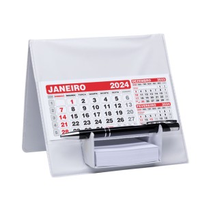 Calendário de Mesa Com Suporte para Rascunho Personalizado