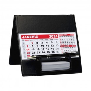 Calendário de Mesa Com Suporte para Rascunho Personalizado