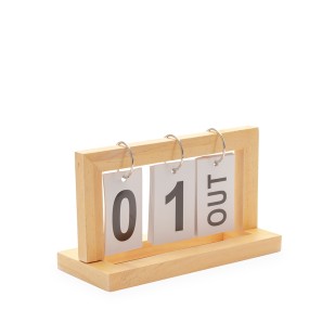 Calendário Permanente Madeira Personalizado