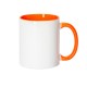 Caneca de Cerâmica com Alça Colorida Personalizada
