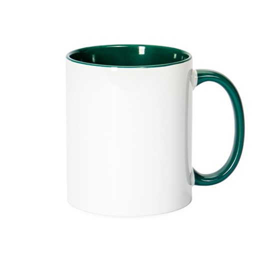 Caneca de Cerâmica com Alça Colorida Personalizada