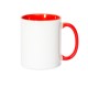 Caneca de Cerâmica com Alça Colorida Personalizada