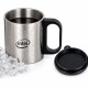 Caneca de Inox 180ml Personalizada com Tampa