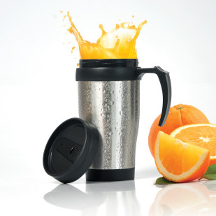 Caneca de Metal e PVC 400ml Personalizada
