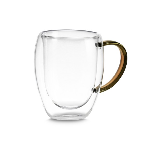 Caneca de Vidro Borossilicato Personalizada
