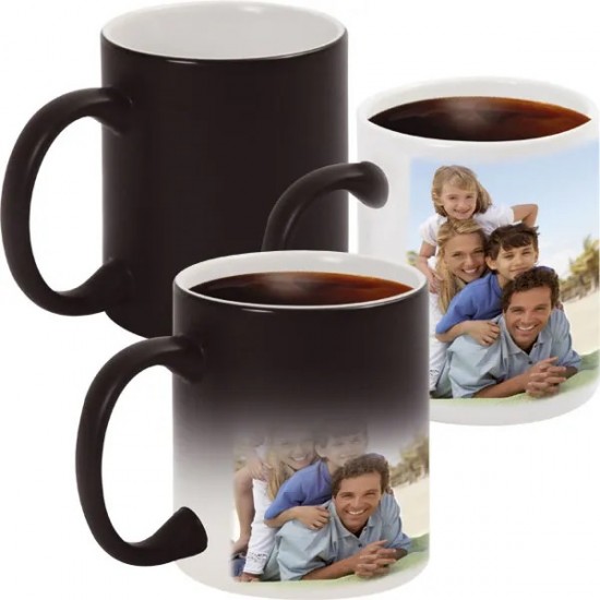 Caneca Mágica de Cerâmica 350ml Personalizada