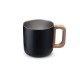 Caneca Térmica 400ml com Alça em Madeira Personalizada