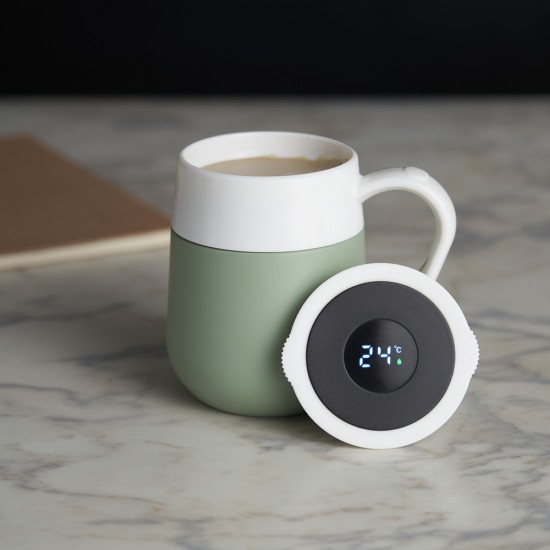 Caneca Térmica 500ml com Display LED Personalizada