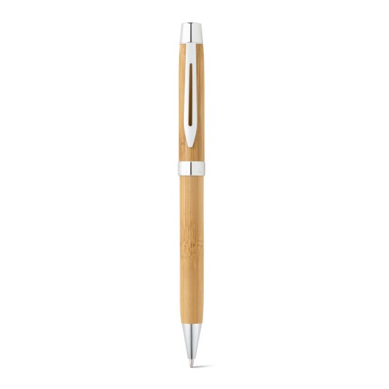 Caneta com Estojo em Bambu Personalizada