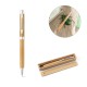 Caneta com Estojo em Bambu Personalizada
