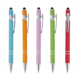 Caneta de Metal com Ponteira Touch Personalizada