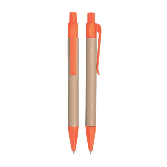 Caneta de Papel Kraft Personalizada