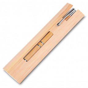 Caneta Ecológica de Bambu Personalizada