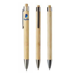 Caneta em Bambu Personalizada