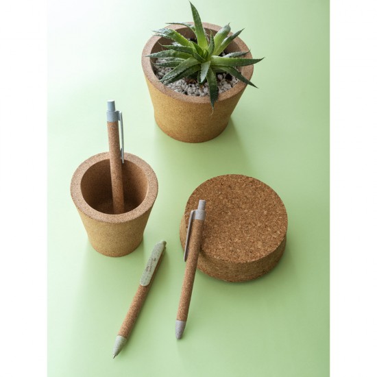 Caneta em Cortiça Personalizada
