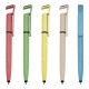 Caneta Fibra de Bambu Touch com Suporte Personalizada