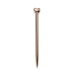 Caneta Metal Coração Personalizada