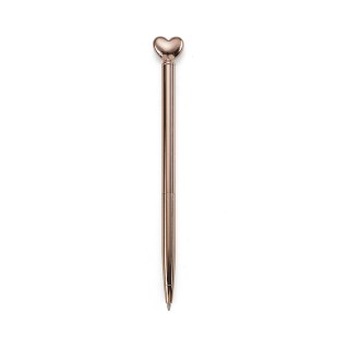 Caneta Metal Coração Personalizada