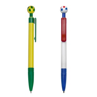 Caneta Plástica Bola Personalizada