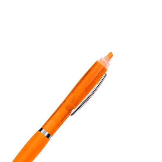 Caneta Plástica com Marca-Texto Personalizada