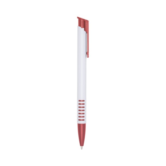 Caneta Plástica Corpo Branco Personalizada