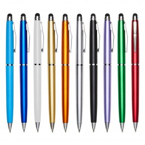 Caneta Plástica Touch Personalizada