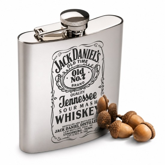 Cantil Porta Whisky Personalizado 235ml 8 oz