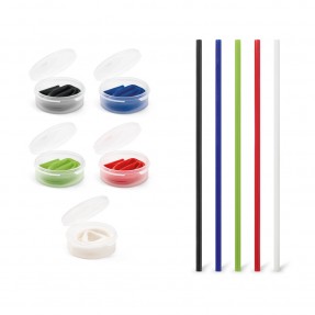Canudo Dobrável em Silicone Personalizado