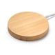 Carregador portátil em bambu 15W Personalizado