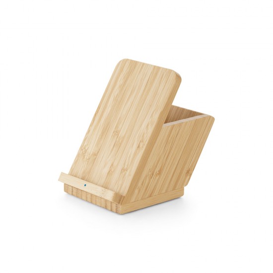 Carregador Wireless em Bambu Personalizado