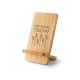 Carregador Wireless em Bambu Personalizado