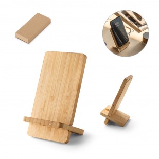 Carregador Wireless em Bambu Personalizado