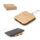 Carregador wireless super-rápido em bambu 15W Personalizado