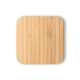 Carregador wireless super-rápido em bambu 15W Personalizado