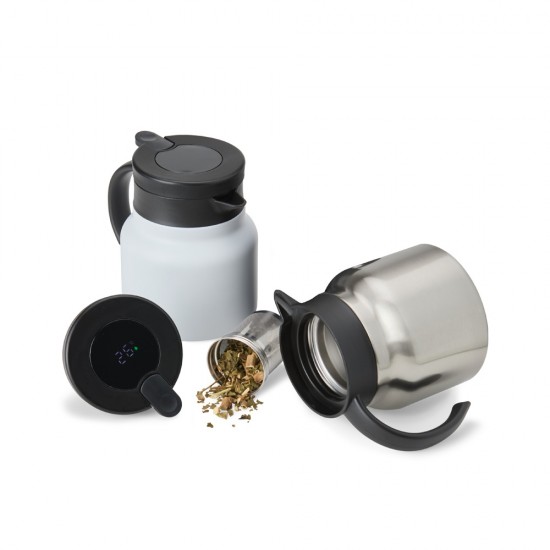 Chaleira Térmica Inox 750ml com Display LED Personalizada