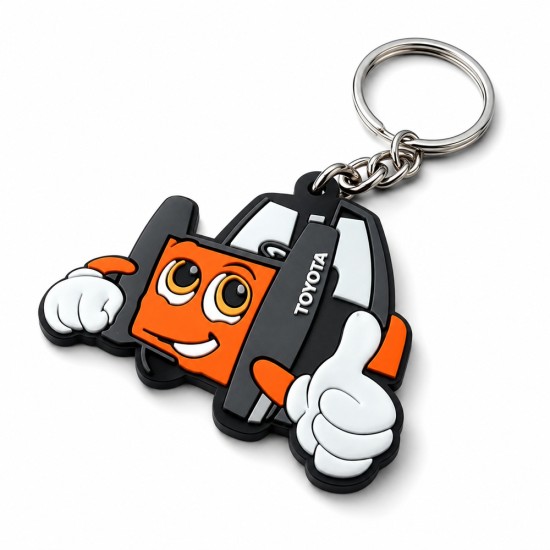 Chaveiro 2D Emborrachado Personalizado